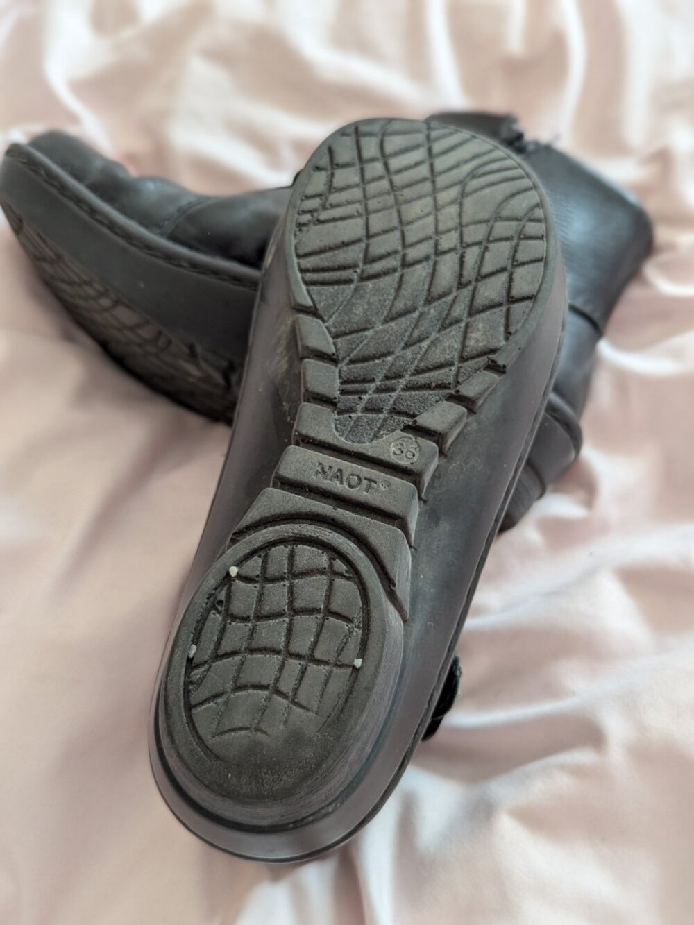 NAOT Black Leather Ankle Boots 36 - Picture 7 of 16